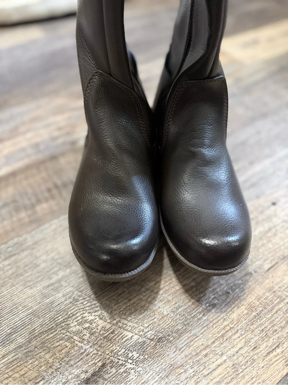 Clarks Riddle Phrase Brown Riding Boots Size 9M New